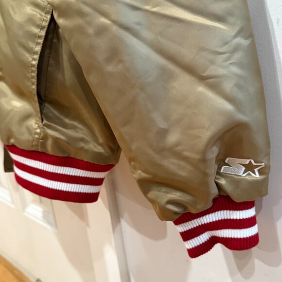 GENUINE Levi’s Starter Gold San Francisco 49ers Trucker Full-Snap Jacket - XL - Picture 9 of 12